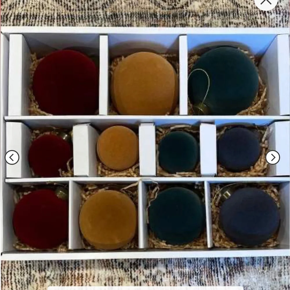 Set of 11 Velvet Christmas Ornaments - Threshold™ designed with Studio McGee